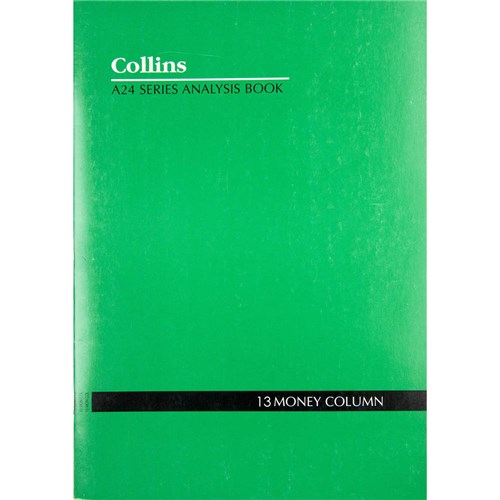 Collins Account A24 Series A4 13 Money Column Green_2